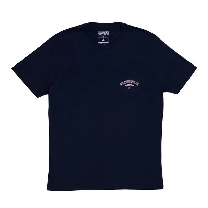 CAMISETA FLORENCE JIB POCKET AZUL MARINHO