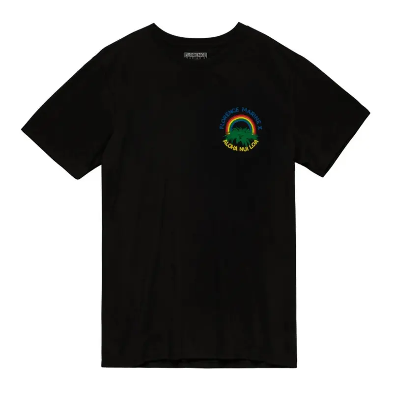 CAMISETA FLORENCE MANGA CURTA DIAMOND HEAD BLACK