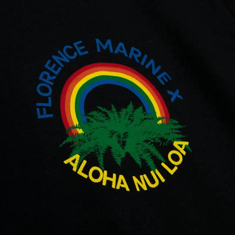 CAMISETA FLORENCE MANGA CURTA DIAMOND HEAD BLACK
