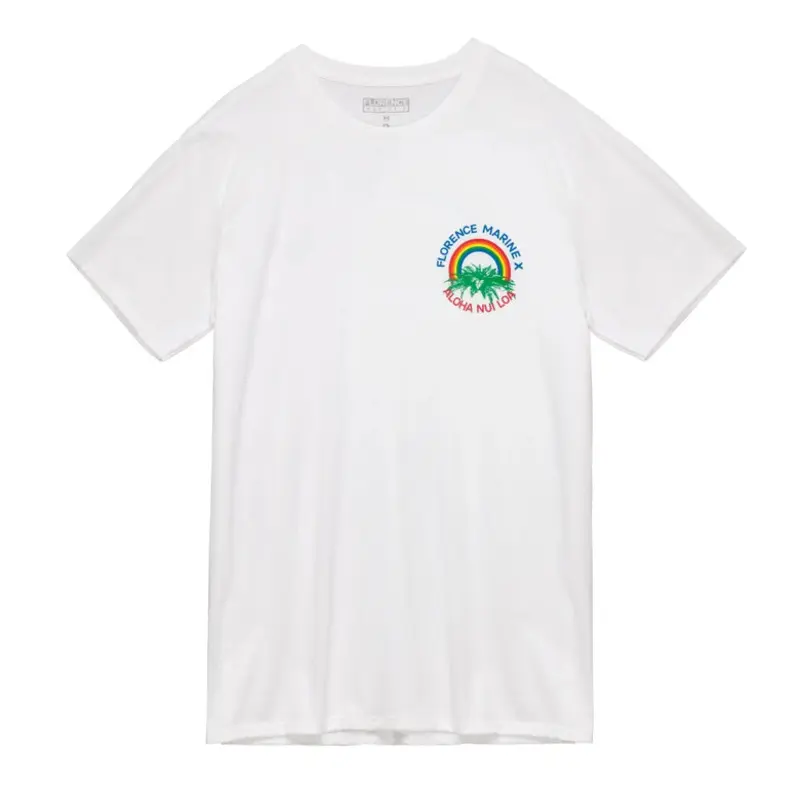 CAMISETA FLORENCE MANGA CURTA DIAMOND HEAD BRANCO