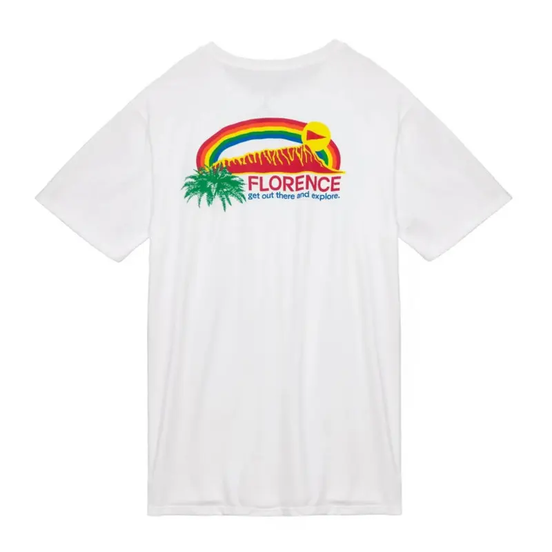 CAMISETA FLORENCE MANGA CURTA DIAMOND HEAD BRANCO