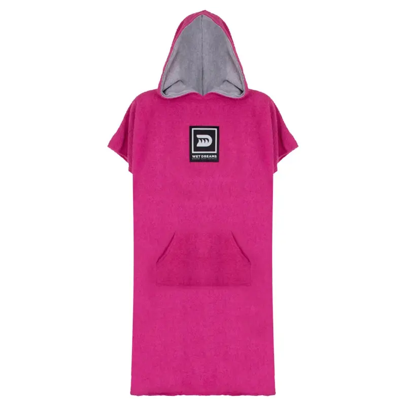 PONCHO WET DREAMS TOALHA ROUPAO SURF PINK