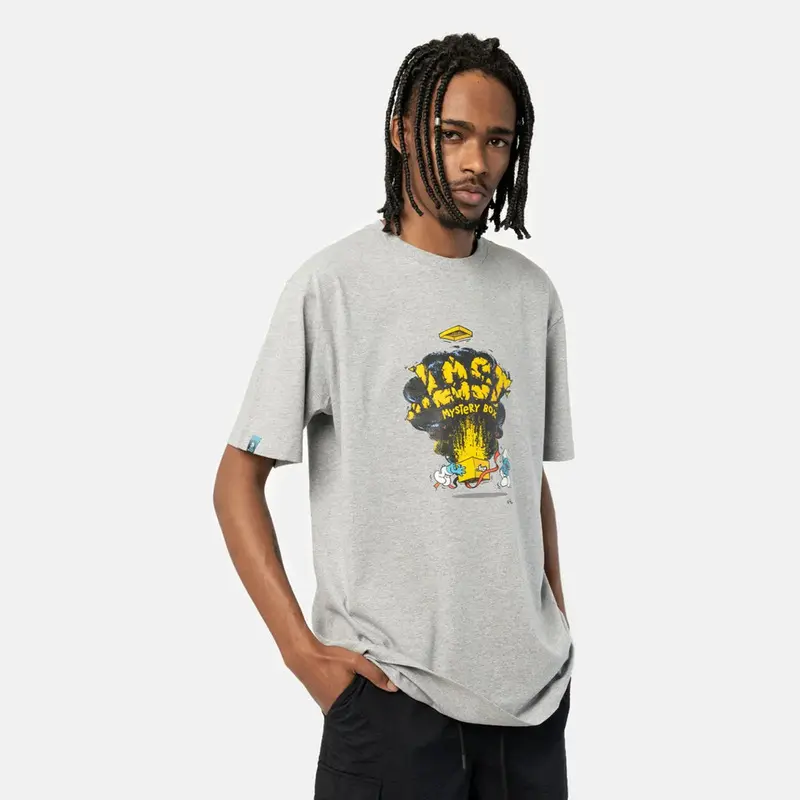 CAMISETA LOST SMURFS MISTERY BOX MESCLA MEDIO