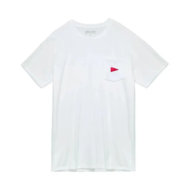 CAMISETA MANGA CURTA COM BOLSO BURGEE POCKET BRANCO