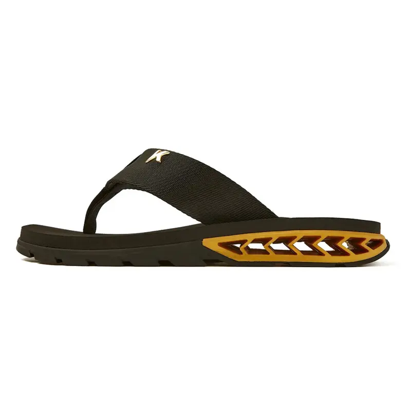 SANDALIA KENNER RAKKA L7NNON PRETO/DOURADO