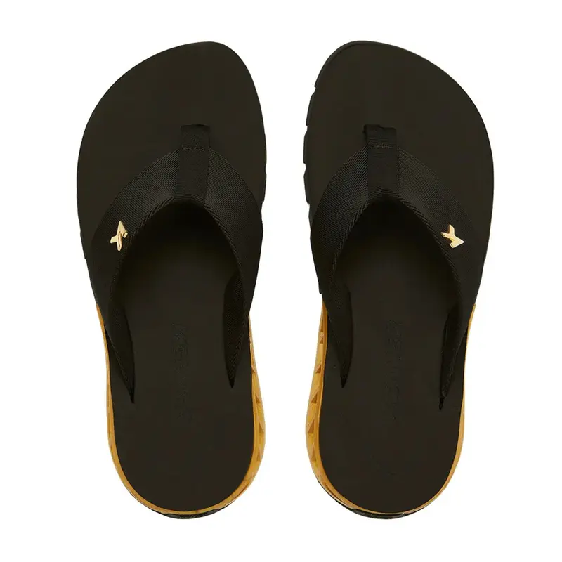 SANDALIA KENNER RAKKA L7NNON PRETO/DOURADO