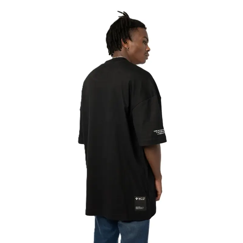 CAMISETA MCD BOX FIT GOLA MCD PRETO
