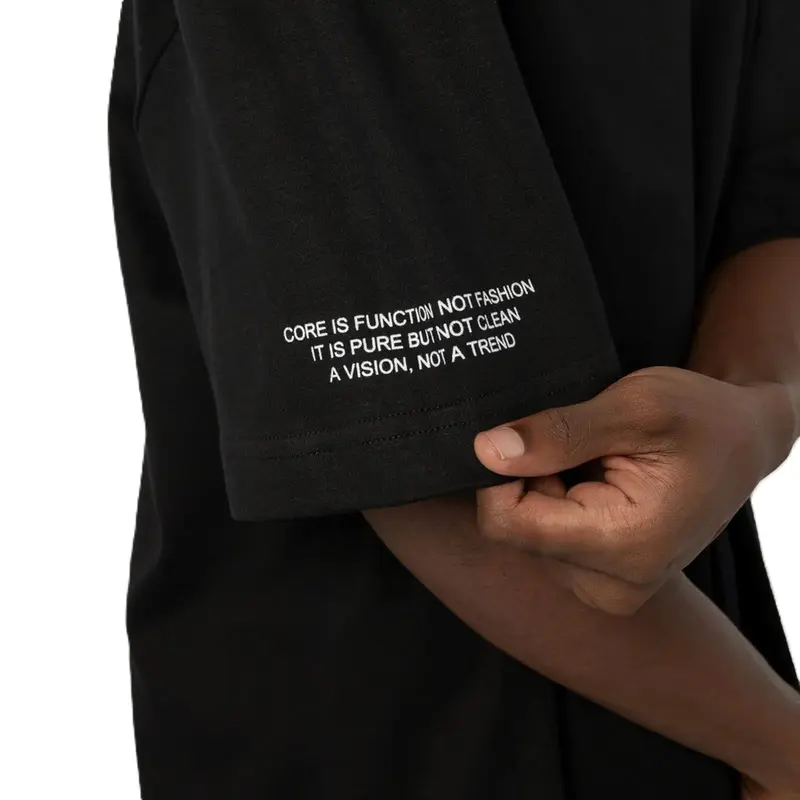 CAMISETA MCD BOX FIT GOLA MCD PRETO