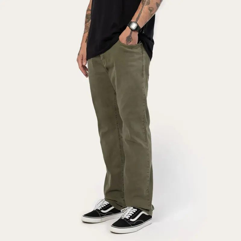 CALCA MCD DENIM SLIM FIT OLIVA