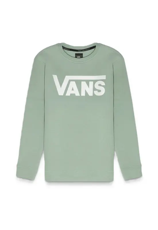 MOLETOM VANS CLASSIC CREW JUVENIL ICEBERG GREEN