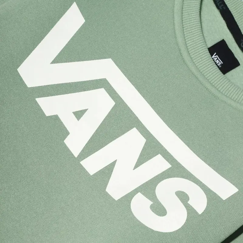 MOLETOM VANS CLASSIC CREW JUVENIL ICEBERG GREEN