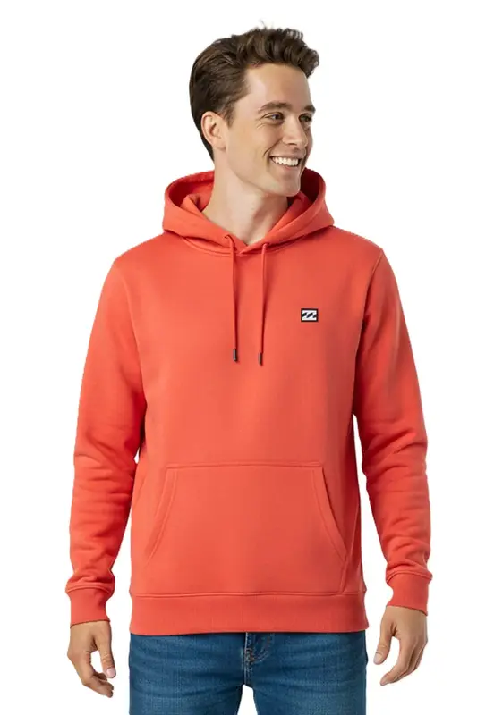 MOLETOM BILLABONG FECH ICON PATCH 280GRM TN TELHA