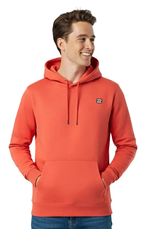 MOLETOM BILLABONG FECH ICON PATCH 280GRM TN TELHA