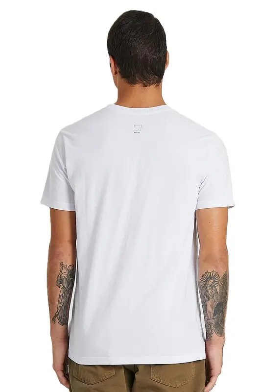 CAMISETA EMPTY YOU NEED TO FEEL BRANCO
