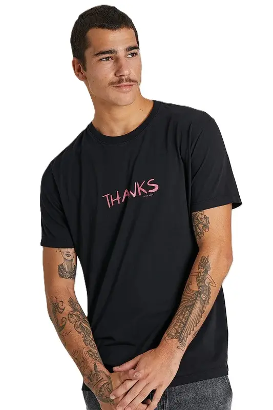CAMISETA EMPTY THANKS PRETO