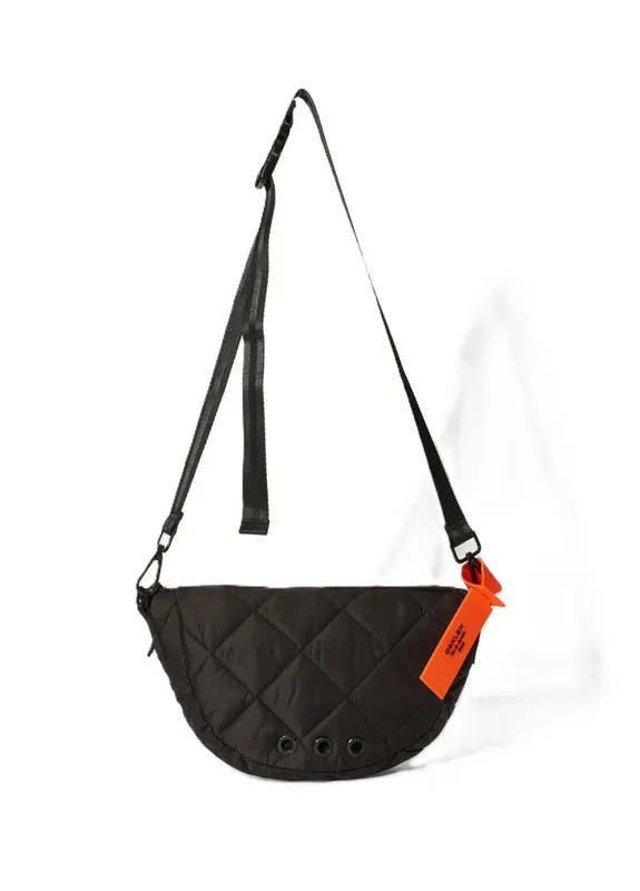 BOLSA MINI OSKLEN ANDIROBA NYLON MATELASSE PRETO