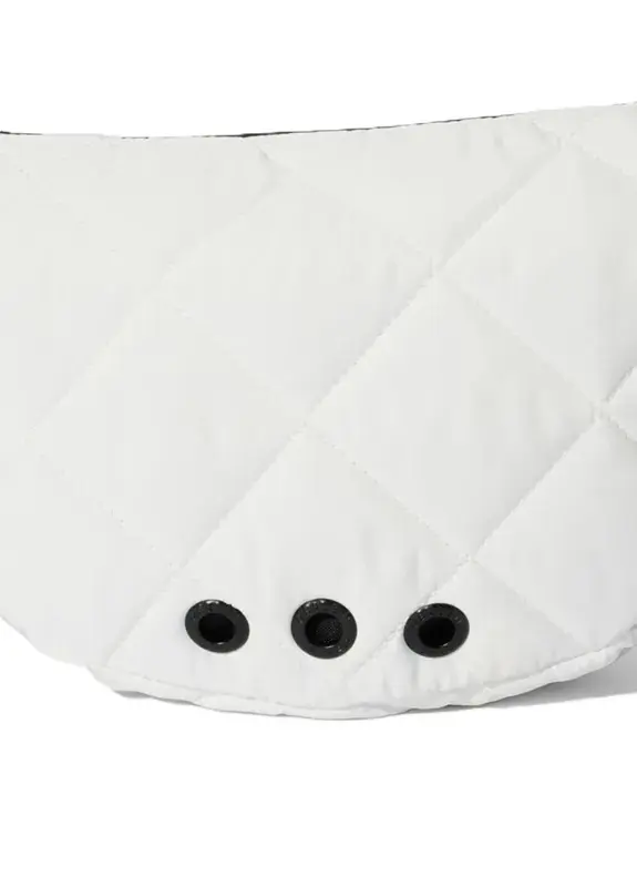 BOLSA MINI OSKLEN ANDIROBA NYLON MATELASSE OFF WHITE/PRETO