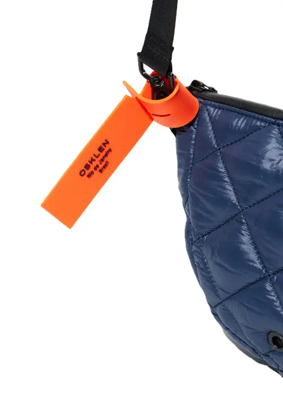 BOLSA MINI OSKLEN ANDIROBA NYLON MATELASSE MARINHO/PRETO