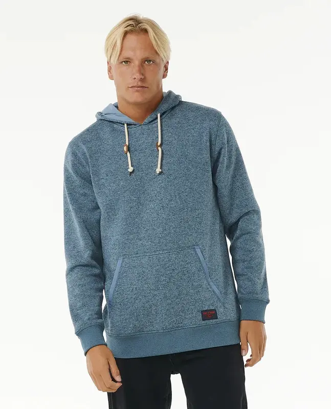 MOLETOM RIP CURL CRESCENT HOOD BLUE STONE