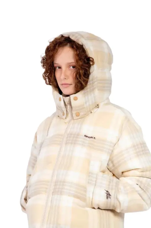 JAQUETA RIP CURL ANTI-SERIES SURF CHECK PUFFER 31-NATURAL