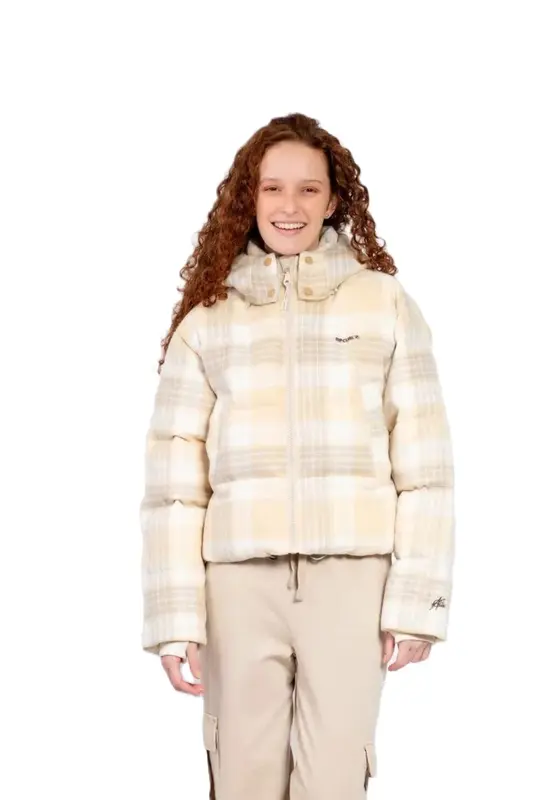 JAQUETA RIP CURL ANTI-SERIES SURF CHECK PUFFER 31-NATURAL