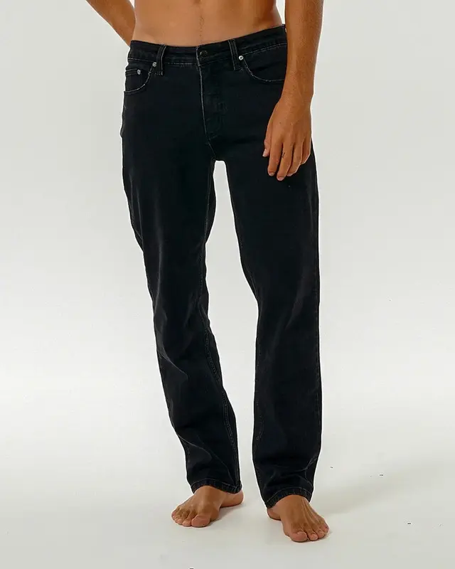 CALCA JEANS RIP CURL CLASSIC SURF DENIM PAN 8254-WASHED BLACK