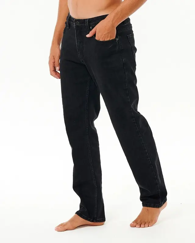 CALCA JEANS RIP CURL CLASSIC SURF DENIM PAN 8254-WASHED BLACK