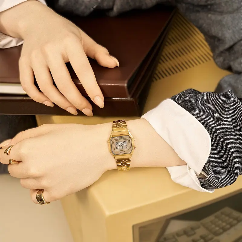 RELOGIO CASIO VINTAGE LA680WGA-9BDF-SC UNICA