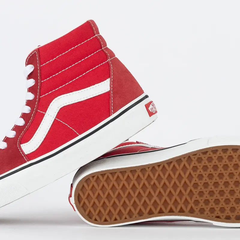 TENIS VANS UA SK8-HI RED/TRUE WHITE