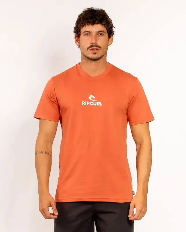 CAMISETA RIP CURL ICON BIG TEE TERRACOTA