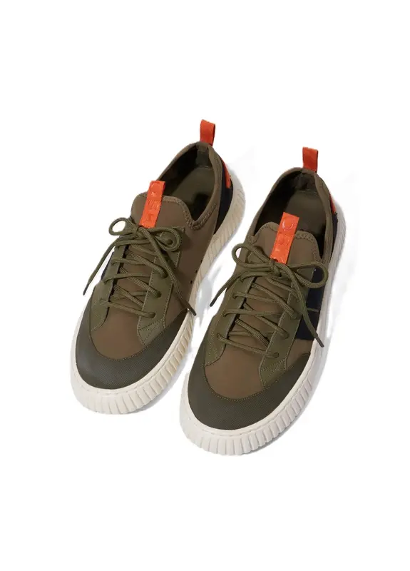 TENIS OSKLEN ARPX STRAPS OLIVA/PRETO/LARANJA