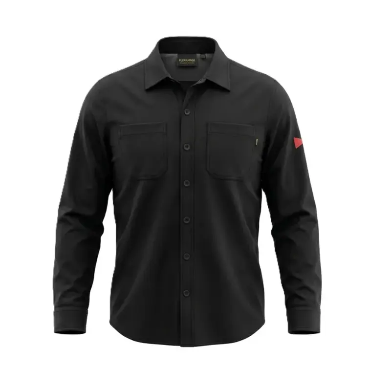 CAMISETA FLORENCE MANGA LONGA FORRADA UTILITY PRETO