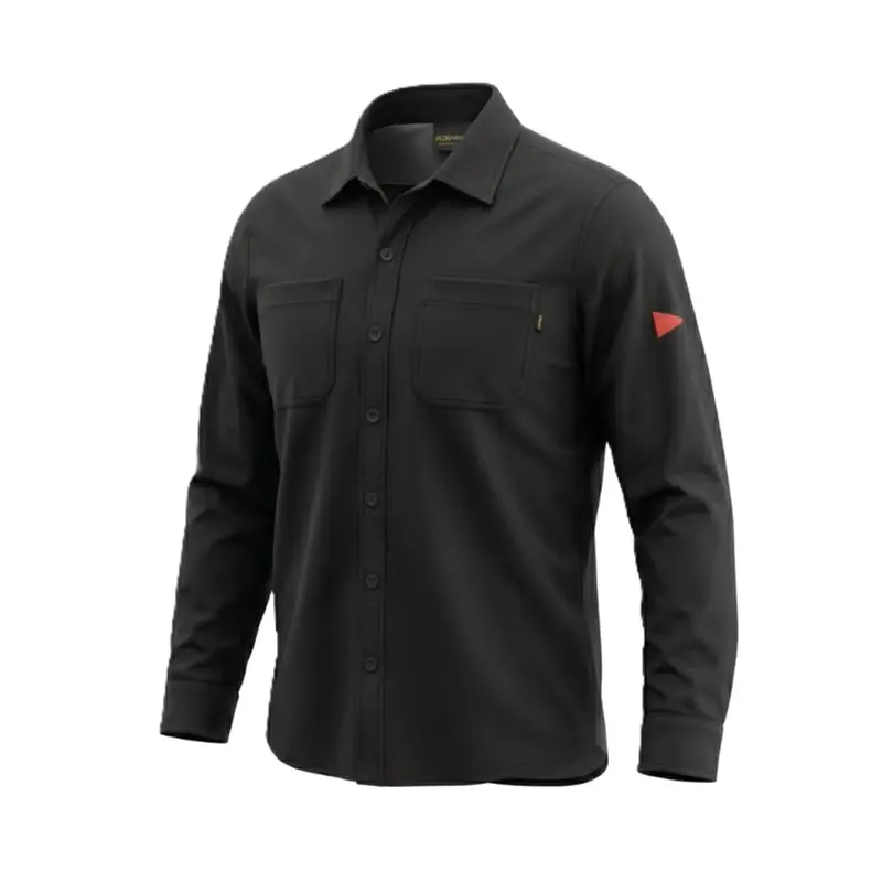 CAMISETA FLORENCE MANGA LONGA FORRADA UTILITY PRETO