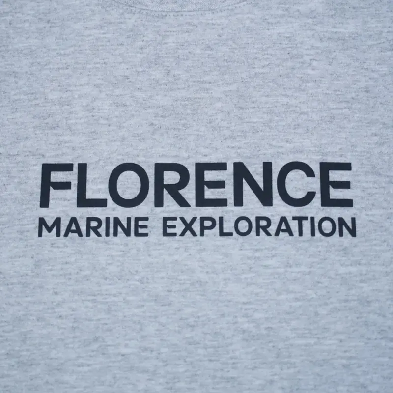 CAMISETA FLORENCE MARINE EXPLORATION BRANCO MESCLA