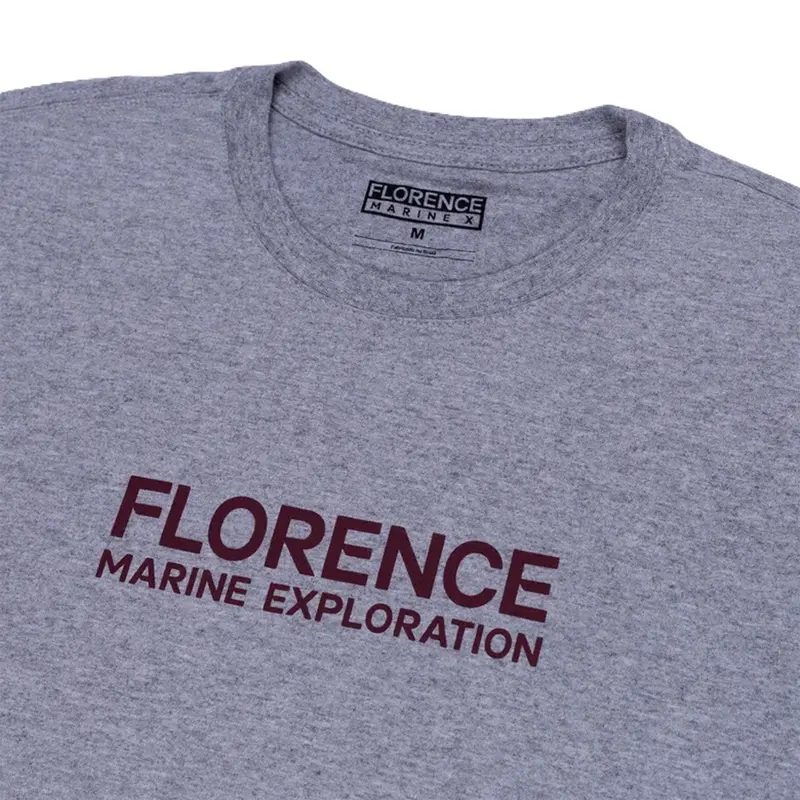 CAMISETA FLORENCE MARINE EXPLORATION MESCLA CINZA