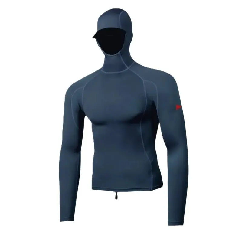 RASHGUARD FLORENCE COM CAPUZ STANDARD ISSUE AZUL MARINHO ESCURO