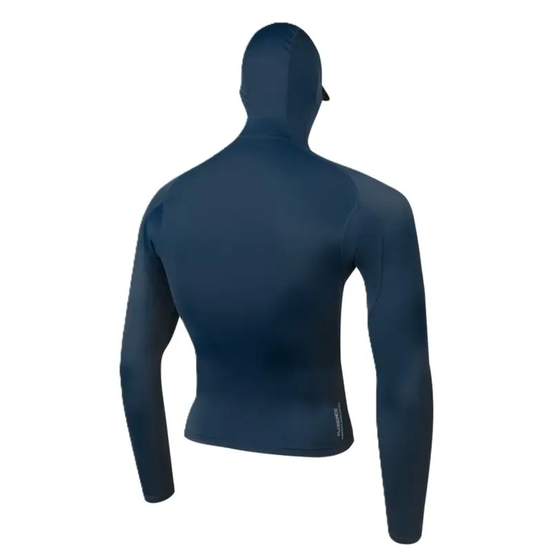 RASHGUARD FLORENCE COM CAPUZ STANDARD ISSUE AZUL MARINHO ESCURO