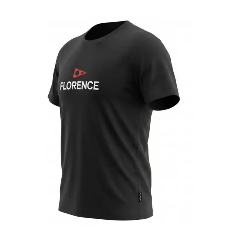 CAMISETA FLORENCE MANGA CURTA PRETO