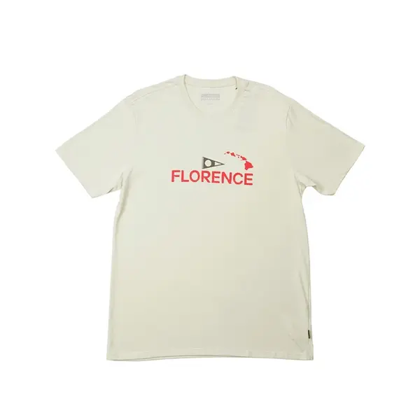 CAMISETA FLORENCE MANGA CURTA LONG ISLAND CHAIN S1 2024 PALHA