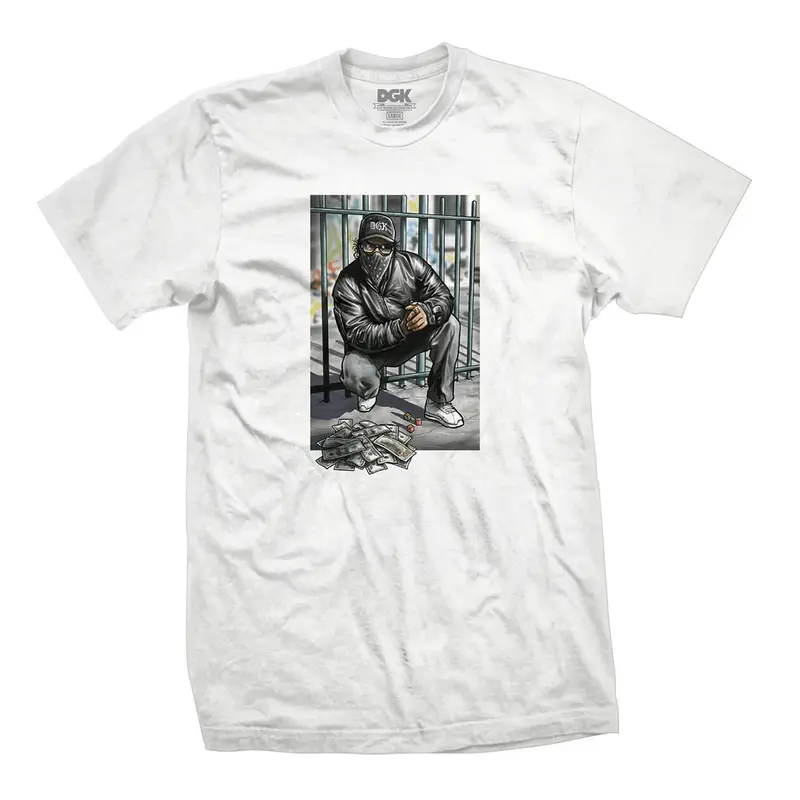 CAMISETA DGK 4-5-6 BRANCO