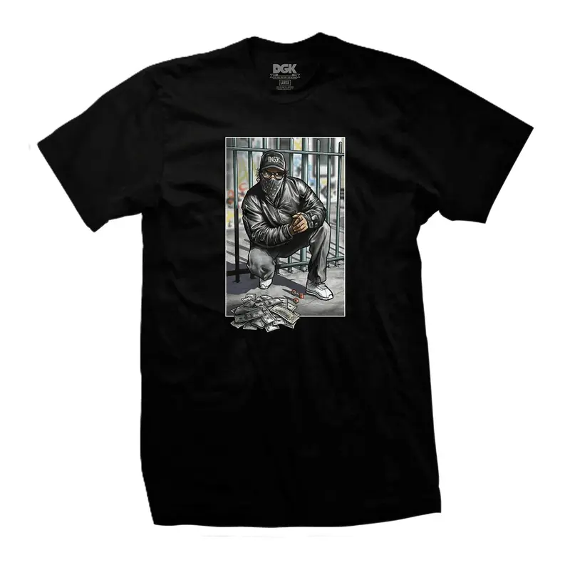 CAMISETA DGK 4-5-6 PRETO