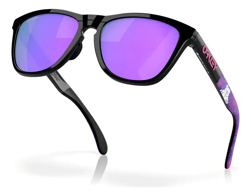 OCULOS OAKLEY FROGSKIN RANGE - POLISHED BLACK W/PRIZM VIOLET