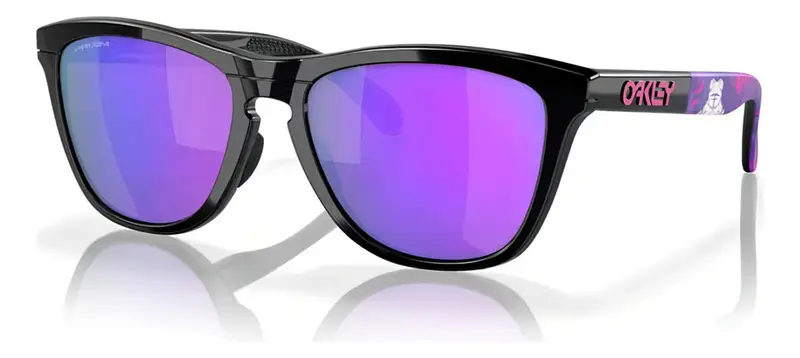 OCULOS OAKLEY FROGSKIN RANGE - POLISHED BLACK W/PRIZM VIOLET