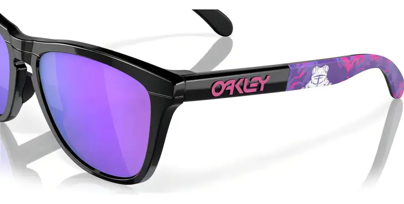 OCULOS OAKLEY FROGSKIN RANGE - POLISHED BLACK W/PRIZM VIOLET