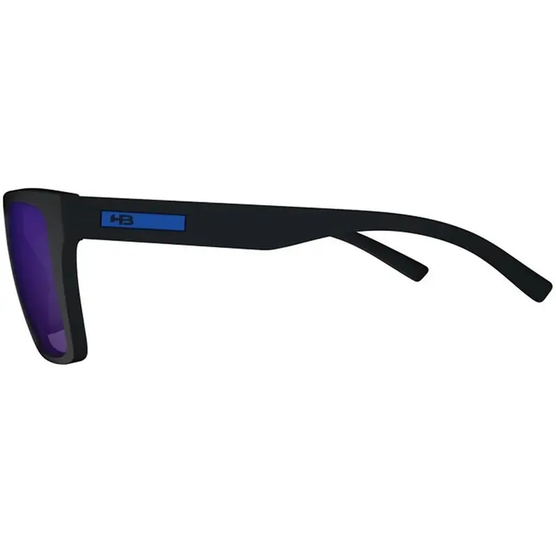 OCULOS HB FLOYD MATTE BLACK BLUE CHROME