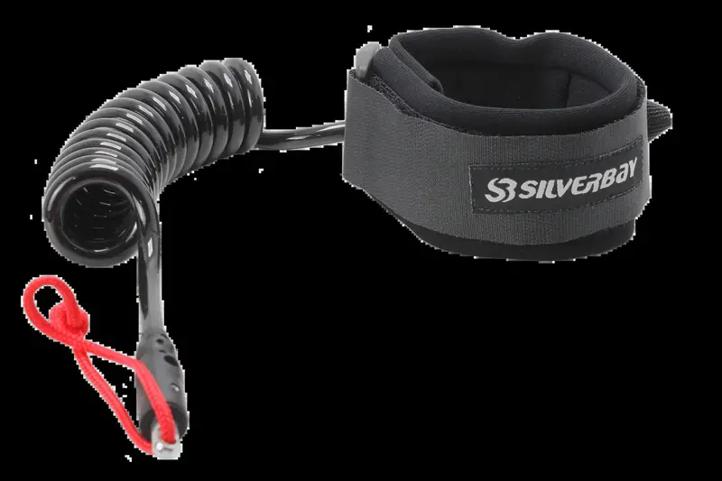 LEASH PRO SILVER BAY BODYBOARD BICEPS SMALL 4 8MM CHUMBO