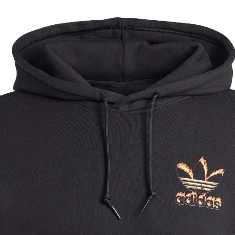 MOLETOM ADIDAS TREFOIL GRAPHICS FIRE BLACK