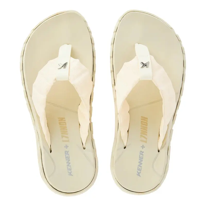 SANDALIA KENNER MEGAH L7 BAUNILHA/BAUNILHA/OFF WHITE