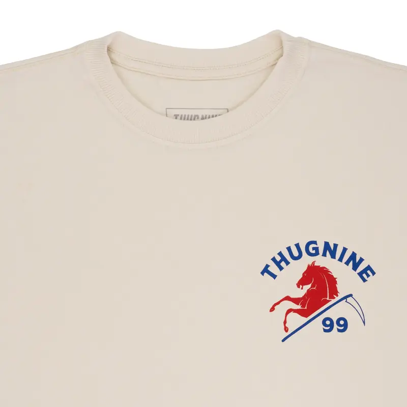 CAMISETA THUG NINE DEAD MESSENGER OFF WHITE