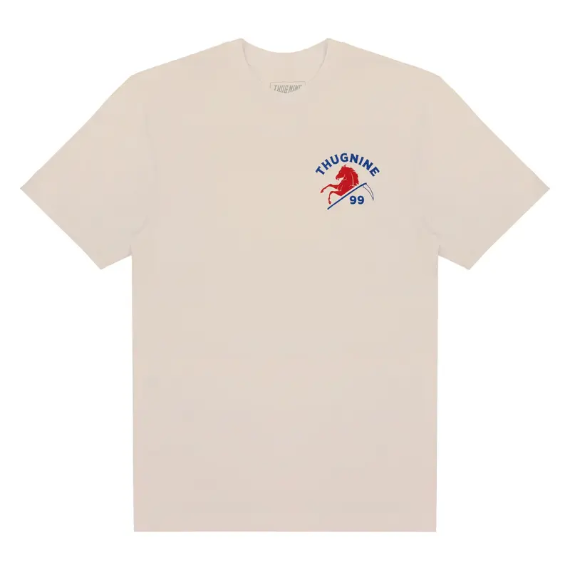 CAMISETA THUG NINE DEAD MESSENGER OFF WHITE